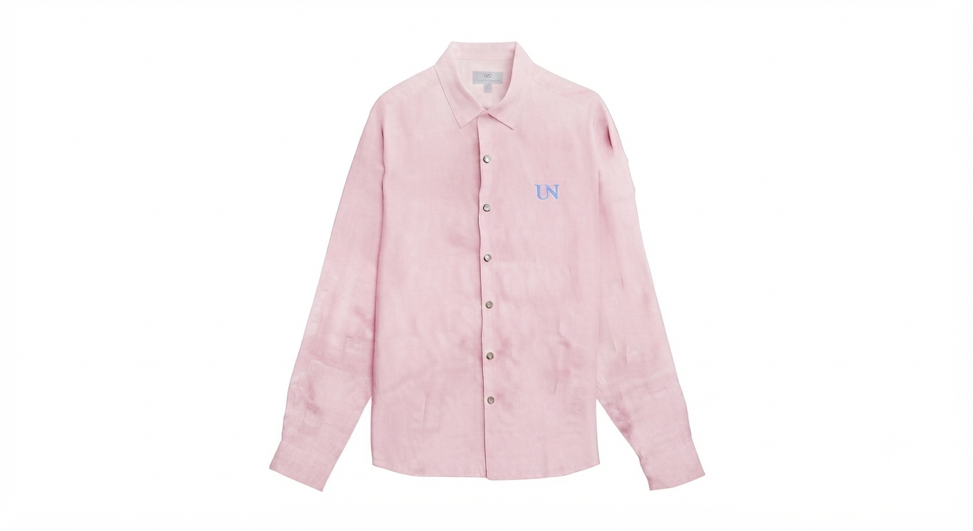 Camicia in Lino e Cotone Chambray – Essential Comfort